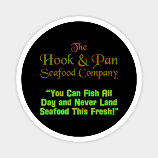 Hook and Pan Seafood Magnet